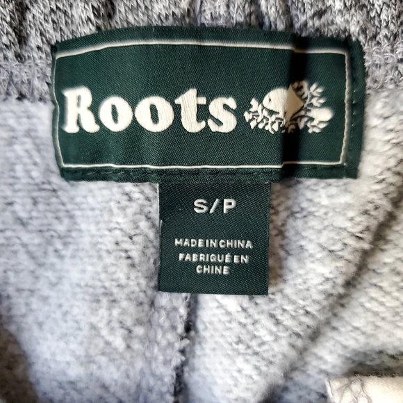 Roots Canada Heather Grey Cozy Joggers Size S - Picture 3 of 6